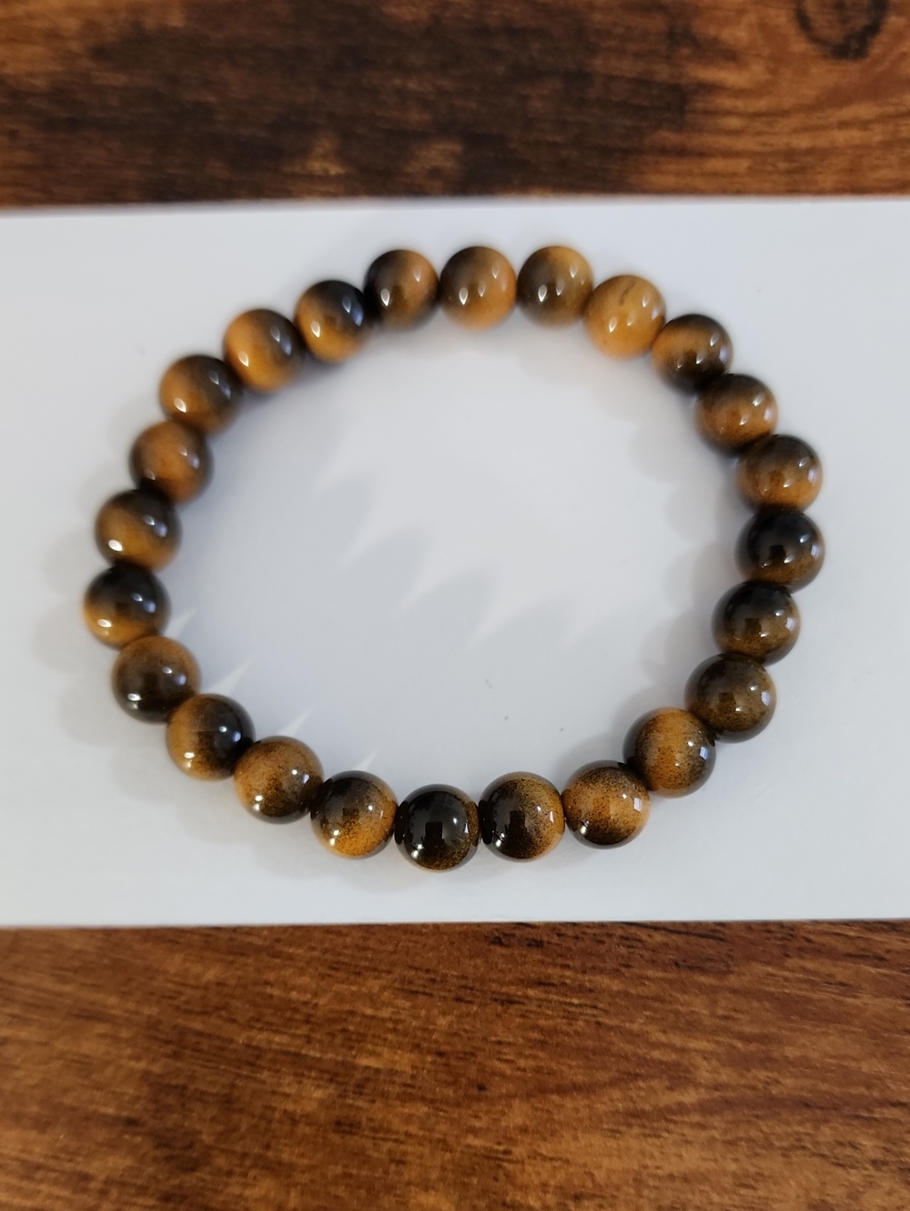 European And American Natural Tiger Eye Stone Bracelet For Men Handmade Beaded